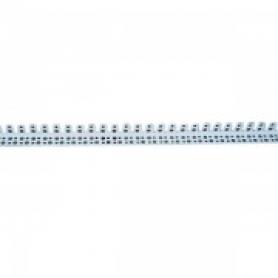 Уголок арочный перфорир. (белый), 3м