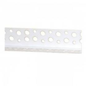 Уголок перфорир. 25х25 под штукатурку белый 3м