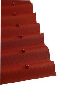 Ондулин Лист кровельный волнистый красный