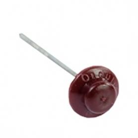 Гвозди для листов кровельных  красный