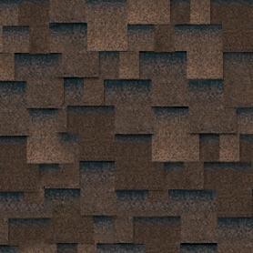 ФИНСКАЯ черепица Коричневый (нарезка Аккорд) Новый цвет 