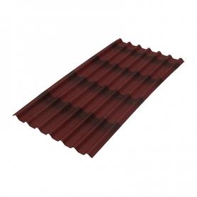 Черепица Ондулин Красная 1950х960мм