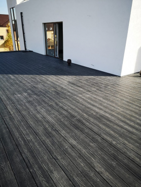 Террасная доска TalverWood Антрацит.150х25