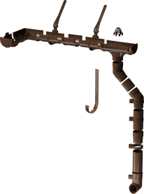 Каштан, RAL 8017